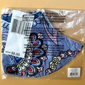 Vera Bradley Cotton Face Mask - Makani Paisley